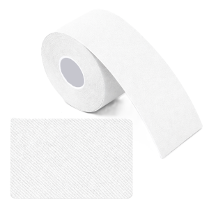 Kineziológiai tapasz – 5 cm × 5 m izom- és ízülettámasztó sport szalag fájdalomcsillapításhoz és regenerációhoz - fehér (FX) (BLLV) - Image 6