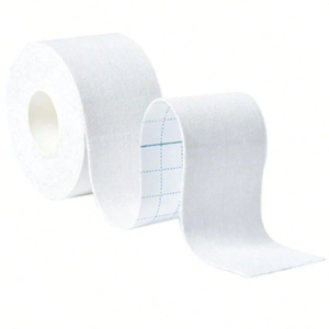 Kineziológiai tapasz – 5 cm × 5 m izom- és ízülettámasztó sport szalag fájdalomcsillapításhoz és regenerációhoz - fehér (FX) (BLLV) - Image 4