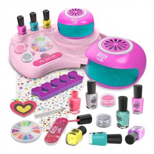Kreatív Nail Art Stúdió játék szárítóval és fényeffektussal, rengeteg kiegészítővel – alkosd meg legszebb köröm dizájnod otthon! (BBJ) - Image 1