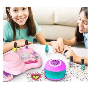 Kreatív Nail Art Stúdió játék szárítóval és fényeffektussal, rengeteg kiegészítővel – alkosd meg legszebb köröm dizájnod otthon! (BBJ) - Image 2