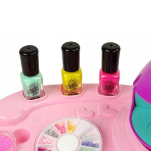 Kreatív Nail Art Stúdió játék szárítóval és fényeffektussal, rengeteg kiegészítővel – alkosd meg legszebb köröm dizájnod otthon! (BBJ) - Image 5