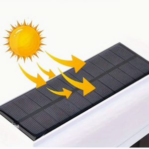 Kültéri solar napelemes mozgásérzékelős 77 LED-es lámpa és álkamera táviránytóval QG-T08 (BBL) - Image 4