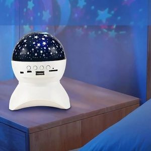 LED csillagos égbolt projektor bluetooth hangszóróval és telefonos vezérléssel – varázslatos éjszakai fény (BBD) (BBV) - Image 2