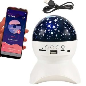 LED csillagos égbolt projektor bluetooth hangszóróval és telefonos vezérléssel – varázslatos éjszakai fény (BBD) (BBV) - Image 7