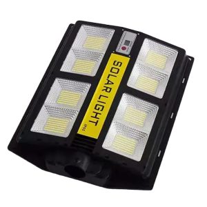 LED-es, napelemes, távirányítós utcai világítás, fény-, és mozgásérzékelős udvari lámpa, 800W (BBV) - Image 4