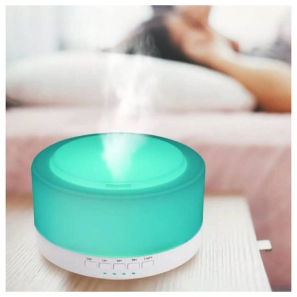 MOON LED-es aromaterápiás párologtatódiffúzor távirányítós bluetooth hangszóróval (1)