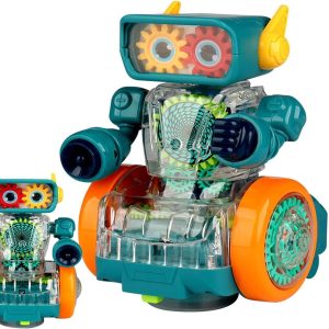 Mechanikus interaktív fogaskerék robot színes világító zenés lámpás játék kicsiknek (BBJ) - Image 1