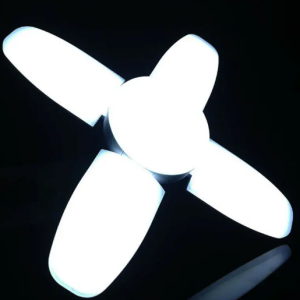 E27 LED összecsukható négyágú nagy fényerejű, energiatakarékos, mennyezeti fényforrás 45W (BBL) - Image 5
