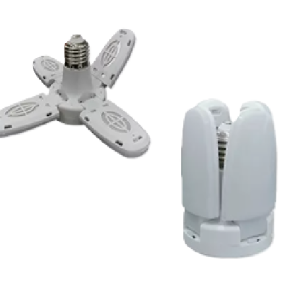E27 LED összecsukható négyágú nagy fényerejű, energiatakarékos, mennyezeti fényforrás 45W (BBL) - Image 7