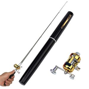 Toll alakúra összecsukható mini horgászbot – zsebpeca orsóval, damillal (BBHR) - Image 7