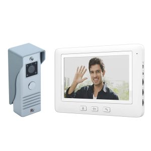 Modern kaputelefon éjjellátó kamerával, 16 féle csengőhanggal, és 7" színes kijelzőve - fehér RL-C07F (FX) (BBD) - Image 1