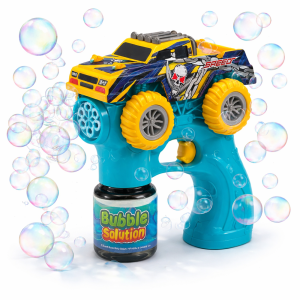 Monster truck buborékfújó pisztoly – elemes automata szappanbuborék játék gyerekeknek (BBJ) - Image 1