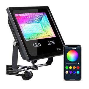 RGB színes telefonról irányítható LED reflektor/Party reflektor - 60W (BBV) - Image 1