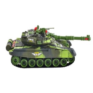KING nagyméretű, valósághű távirányítós AKKUS tank gyerekeknek - hang-, és fényhatásokkal (BBJ) - Image 15