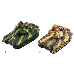 KING nagyméretű, valósághű távirányítós AKKUS tank gyerekeknek - hang-, és fényhatásokkal (BBJ) - Image 12