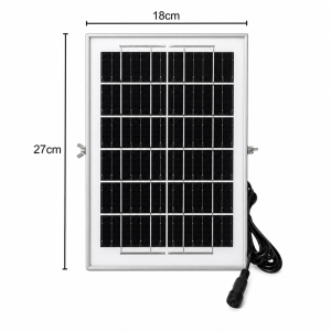 Napelemes LED reflektor szett 180° – mozgásérzékelős kültéri lámpa távirányítóval XG-T50 (BBD) - Image 4