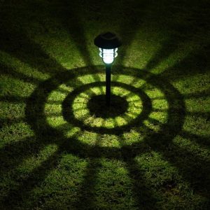 Napelemes kültéri földbe szúrható UV - LED elektromos, vízálló szúnyogirtó lámpa (FX) (BBV) - Image 8