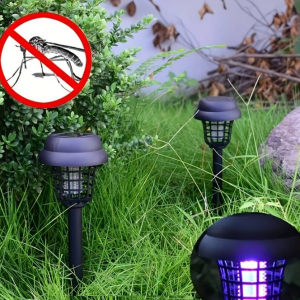 Napelemes kültéri földbe szúrható UV - LED elektromos, vízálló szúnyogirtó lámpa (FX) (BBV) - Image 11