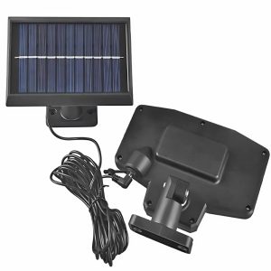 Napelemes, 161  LED-es mozgás- és fényérzékelős lámpa – 3 üzemmód, 2400mAh akkumulátor külön álló napelemmel (BBV) - Image 2