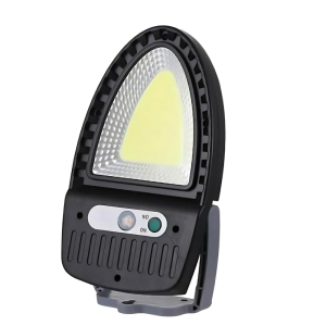 Napelemes mozgásérzékelős LED lámpa kültérre – energiatakarékos, fali rögzítésű reflektor udvarra és bejárathoz YX608A (BBL) - Image 1