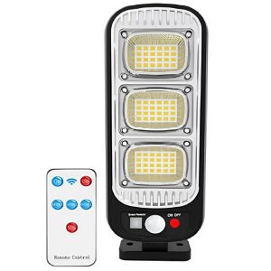 Napelemes utcai LED lámpa – 72 LED-es, energiatakarékos és időjárásálló világítás GL-84069 (FX) (BBJH) (G) - Image 1