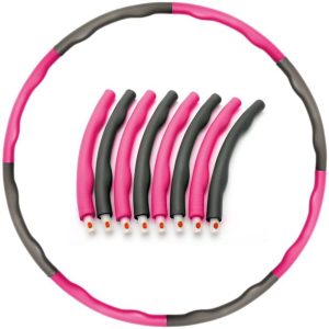 Nehezített hullahopp karika alakformáláshoz, masszírozó kialakítással - 1 kg (BBL) - Image 3