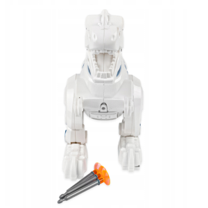 NeoRex Battle interaktív robot dínó – harcoló, darts kilövő, fény- és hanghatásos - fehér, 22,5×15,5×9cm (BBJ) - Image 6