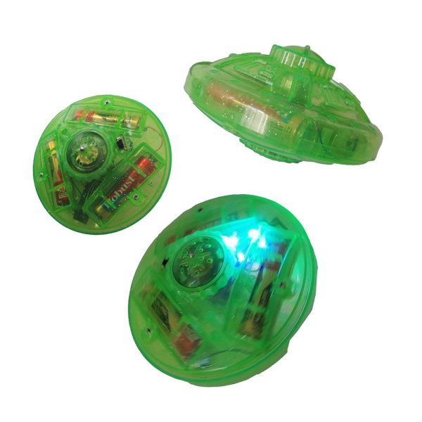 Neon zöld, zenélő búgócsiga 1