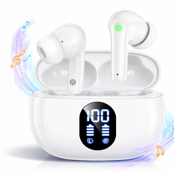 OKOP KP-205 vezeték nélküli Bluetooth fülhallgató – TWS sztereó headset töltőtokkal (BBD) 1