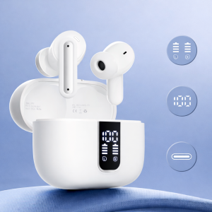 OKOP KP-205 vezeték nélküli Bluetooth fülhallgató – TWS sztereó headset töltőtokkal (BBD) - Image 3