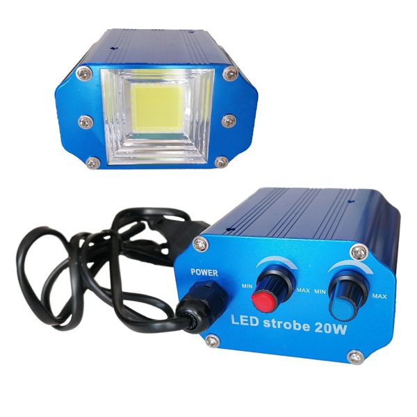 Otthoni party reflektor LED stroboszkóp házibulihoz - 20W 4