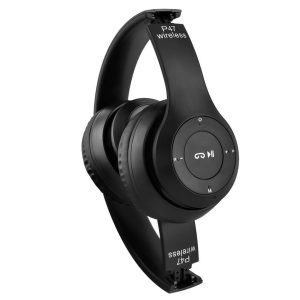 P47 Bluetooth-os akkus  fejhallgató headset MP3 lejátszó - fekete (BBV) - Image 11