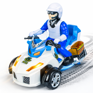 PoliceRider akkumulátoros rendőr motor játék hanggal és fénnyel rendőr figurával gyerekeknek (BBJ) - Image 6