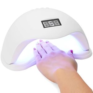 Professzionális 48W LED UV körmös lámpa időzítővel és LED kijelzővel– gyors és hatékony manikűrhöz és pedikűrhöz (BBV) - Image 2