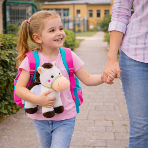 PufiPóni fehér plüss ló 20 cm – puha, ölelhető lovacska plüss játék gyerekeknek és ajándéknak (BBJ) - Image 5