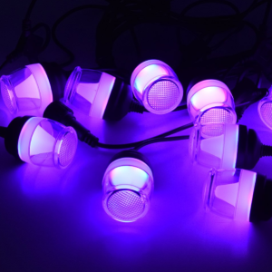 RGB kültéri időjárásálló napelemes dekor Izzósor- 10 darab LED izzó (BBV) - Image 9
