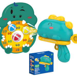 Dinoszaurusz tépőzáras darts célbadobó játék – beltéri ügyességi játék gyerekeknek (BBJ) - Image 5