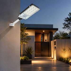 SL-88895 napelemes LED utcai lámpa 800W – IP66 kültéri mozgásérzékelős udvari világítás távirányítóval (BBD) - Image 7