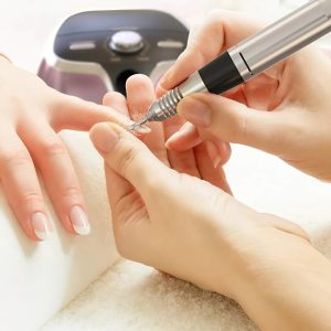 SML master nails pofesszionális elektromos csiszológép pedállal – tökéletes körömápolás rosegold színben (BBV) - Image 2