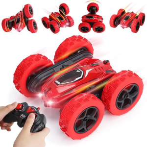 LED-es, 360°-ban pörgő kaszkadőrautó vezérlővel - 2,4 GHz Stunt Car (BBJ) - Image 1