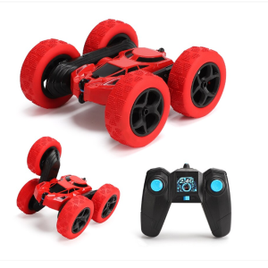 LED-es, 360°-ban pörgő kaszkadőrautó vezérlővel - 2,4 GHz Stunt Car (BBJ) - Image 2