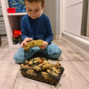 KING sivatagi álcás távirányítós tank gyerekeknek - hang-, és fényhatásokkal (BBJ) - Image 4