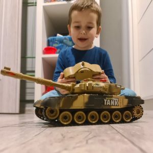 KING sivatagi álcás távirányítós tank gyerekeknek - hang-, és fényhatásokkal (BBJ) - Image 2