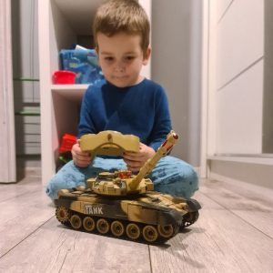 KING sivatagi álcás távirányítós tank gyerekeknek - hang-, és fényhatásokkal (BBJ) - Image 3