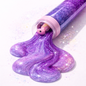 Dinoszauruszos glitter slime játék – színes slime dínó figurával, kreatív slime gyerekeknek- 1 db (BBMJ) - Image 3