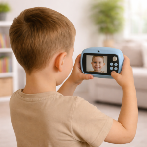 SnapKid 4 az 1 gyerek fényképezőgép és mini kamera – videó-, fotókészítés és azonnali nyomtatás (BBD) - Image 2