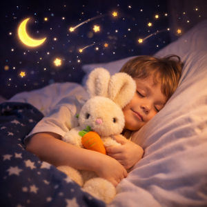 SnuggleBunny plüss nyuszi – puha és aranyos játék plüss gyerekeknek, alváshoz és játékhoz - 35 cm (BBJ) - Image 2