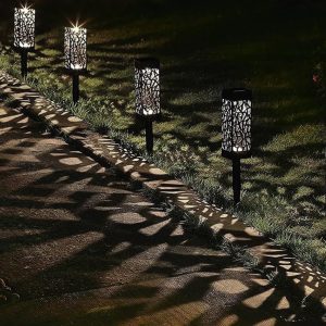 Solar 6 db-os kültéri, modern és stílusos napelemes leszúrható kerti hangulat lámpa (THM) - Image 2