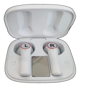Sound-Luxe  – Vezeték nélküli Bluetooth sztereó fülhallgató, beépített mikrofonnal, LED kijelzővel, vízálló, töltő dokkolóval TWS-320 (BBV) - Image 14