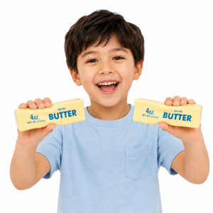 Butter squishy stresszoldó játék – puha nyomkodható hab fidget játék sárga kivitelben (BBE) - Image 6